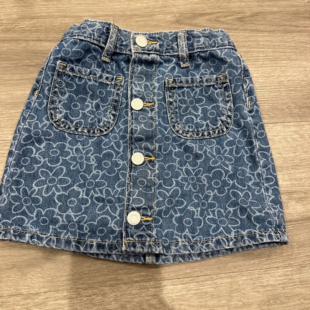 Toddler Girl's 5T Denim Skirt